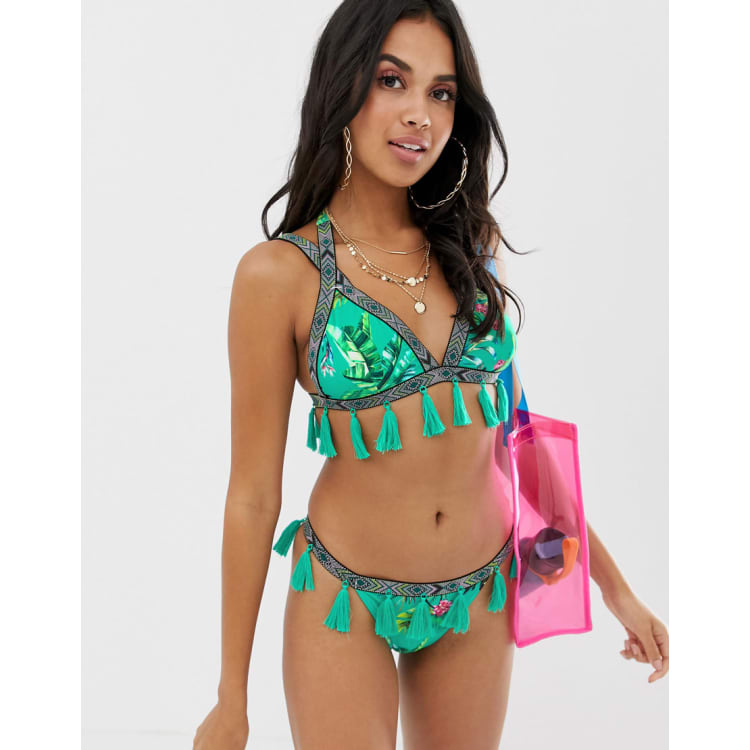 Asos embellished hot sale bikini