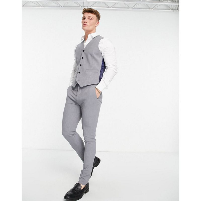 DESIGN – Schmaler Anzug in Grau