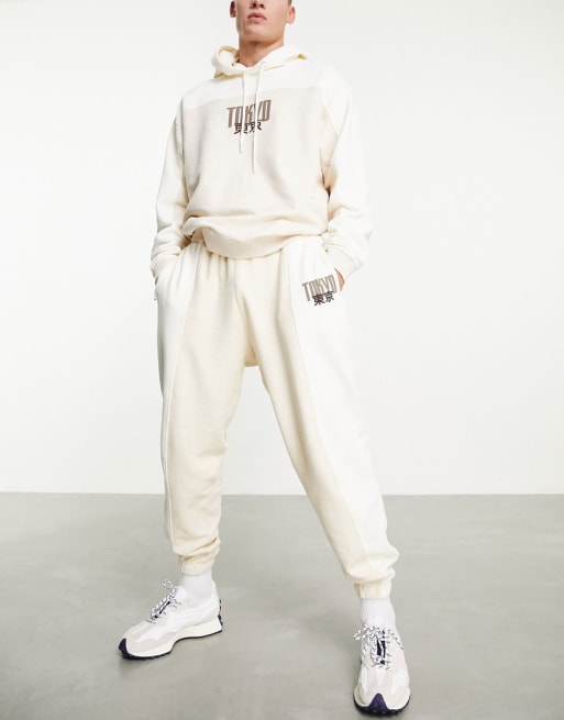 Asos Design Set Aus Oversize Kapuzenpullover Und Jogginghose Mit