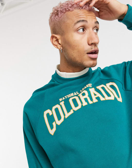 ASOS DESIGN – Set i oversize med Colorado-tryck i vintagestil