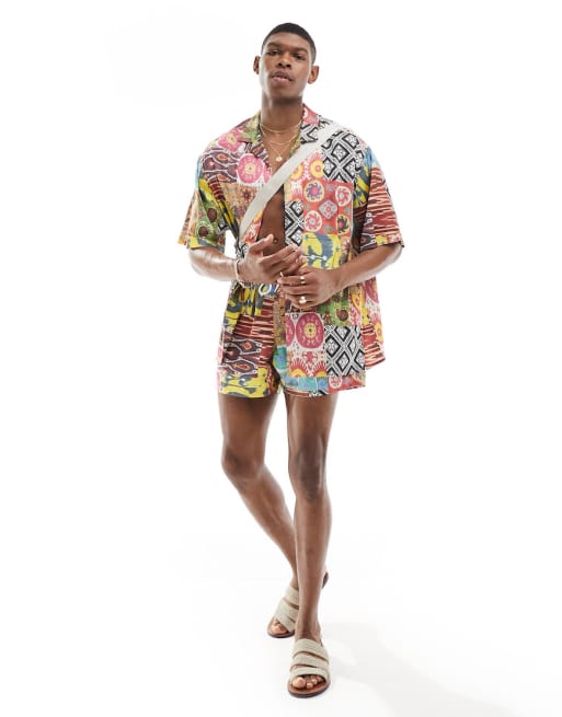 ASOS DESIGN – Set mit Patchwork-Print