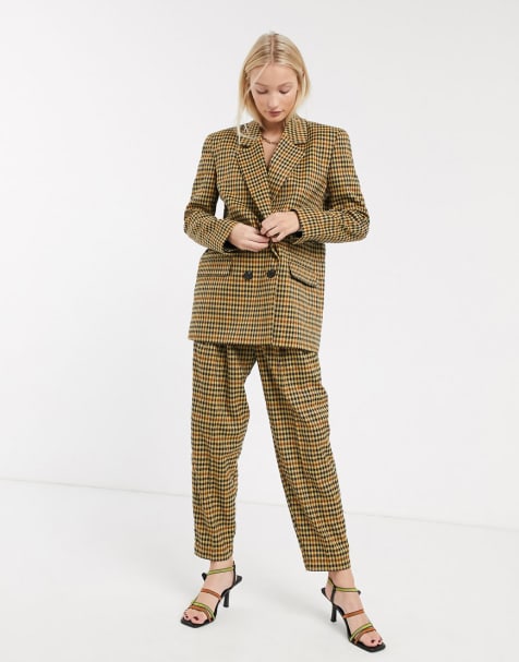 ASOS DESIGN – Sharktooth – Dad-Anzug