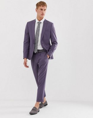 ASOS DESIGN skinny suit in dusky purple | ASOS