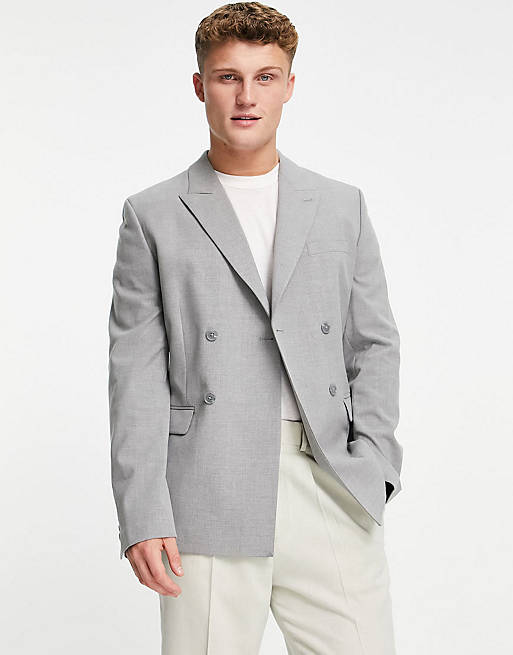 ASOS DESIGN  skinny suit in mid grey