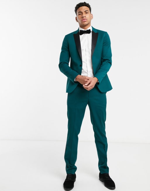 Green hot sale tuxedo suit