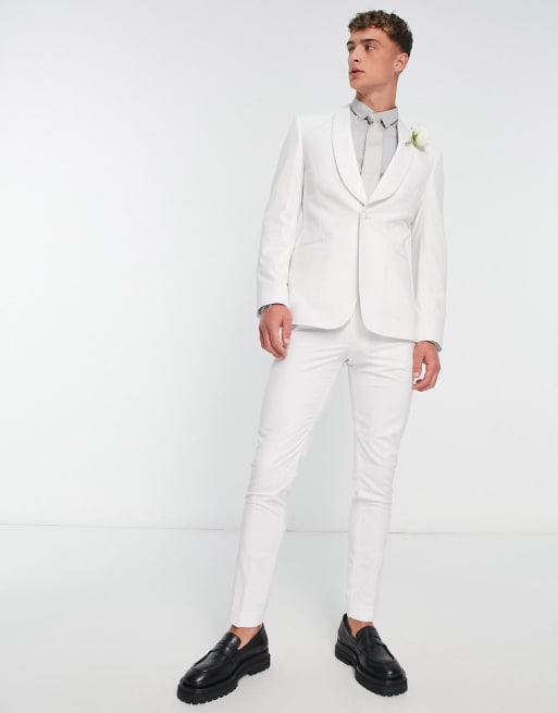 Asos white sale tuxedo