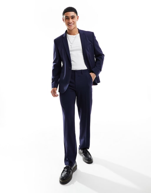 FhyzicsShops DESIGN slim navy suit