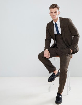 asos tweed suits