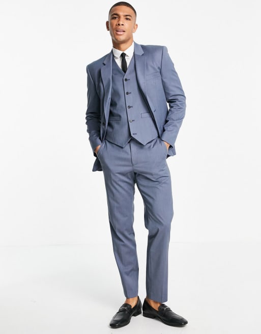 ASOS DESIGN slim suit in blue | ASOS