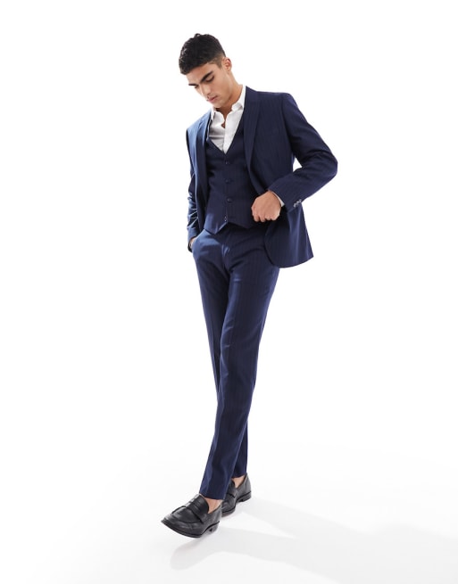 Asos on sale navy suit