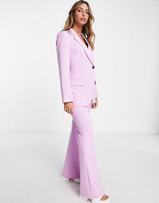 ASOS DESIGN slim suit in pink