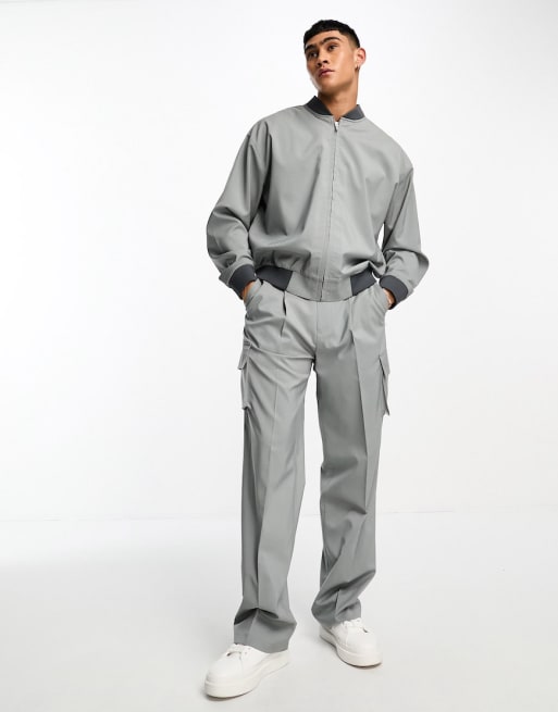 Shell Wide Leg Cargo Trouser