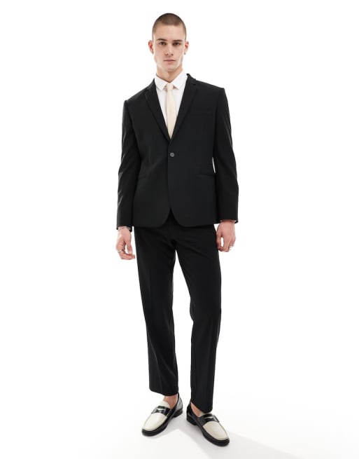 FhyzicsShops DESIGN straight suit in black