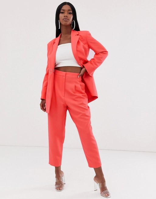 ASOS DESIGN suit in coral ASOS