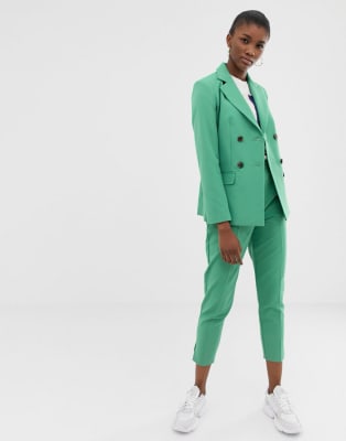 Image 1 of BLAZER WITHOUT LAPEL from Zara  Zara suits, Zara suits women,  Suits for women