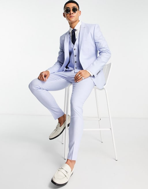 Cotton on sale blue suit