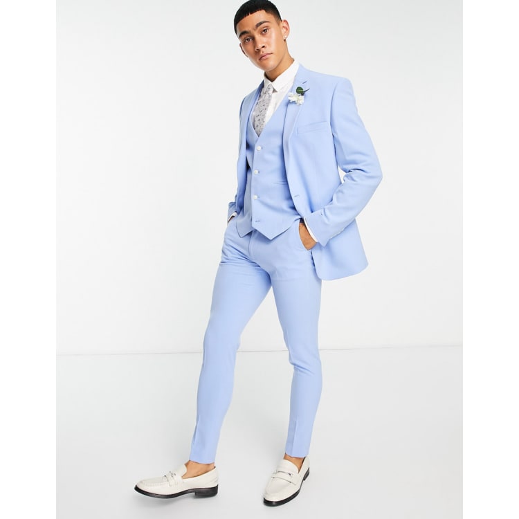 Light blue suit outlet asos