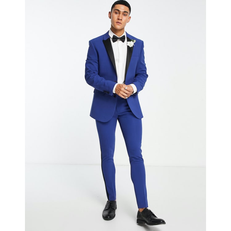 Silver and hot sale blue tuxedo