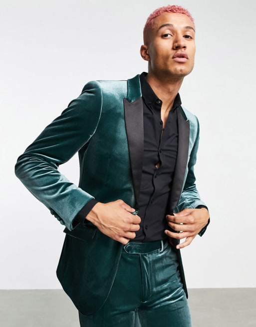 Asos sales velvet suit