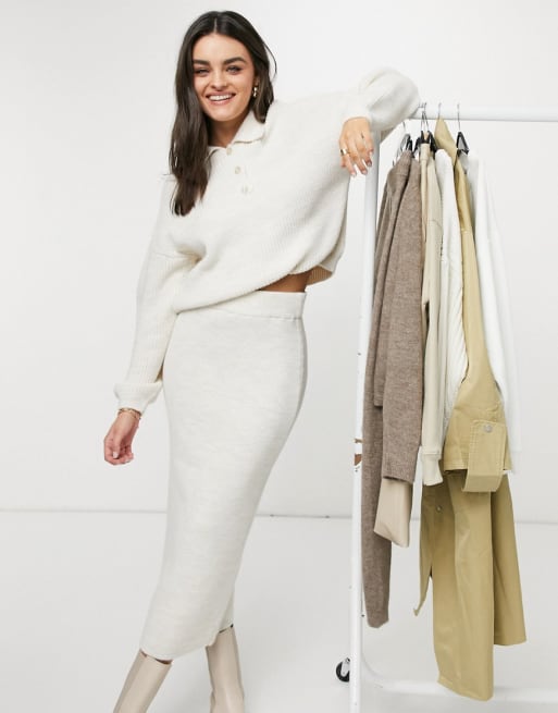 Asos sweater sale skirt set