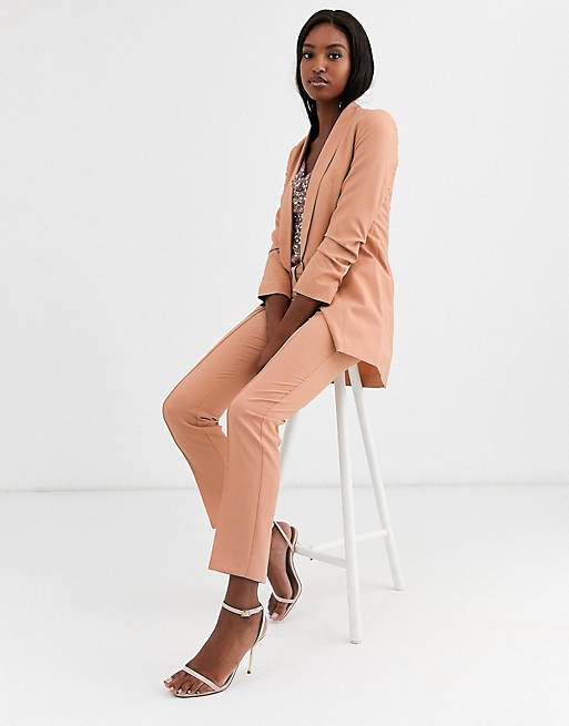 ASOS DESIGN Tall mix & match tailored suit in blush