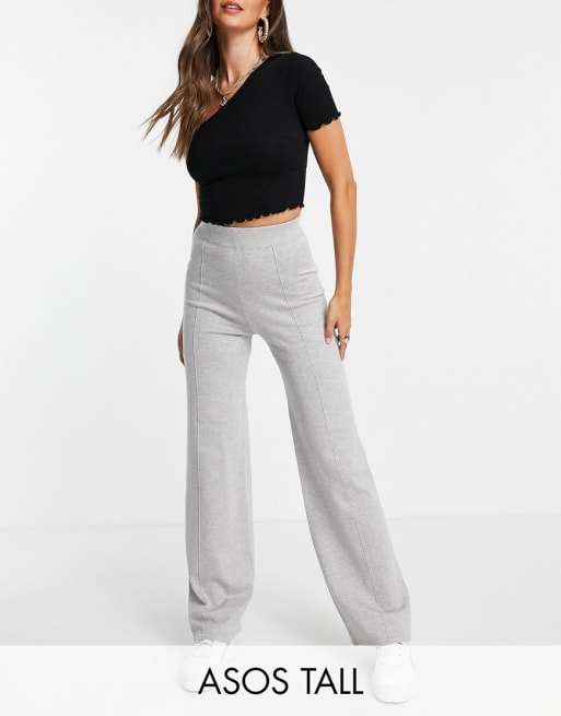 Grey Wide Leg Jogger, Trousers