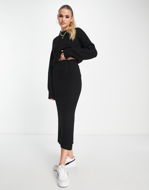 ASOS DESIGN Tall set with tie back detail in black | ASOS