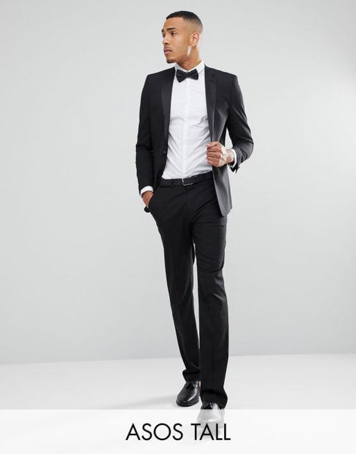  ASOS DESIGN Tall - Smoking ajusté - Noir 