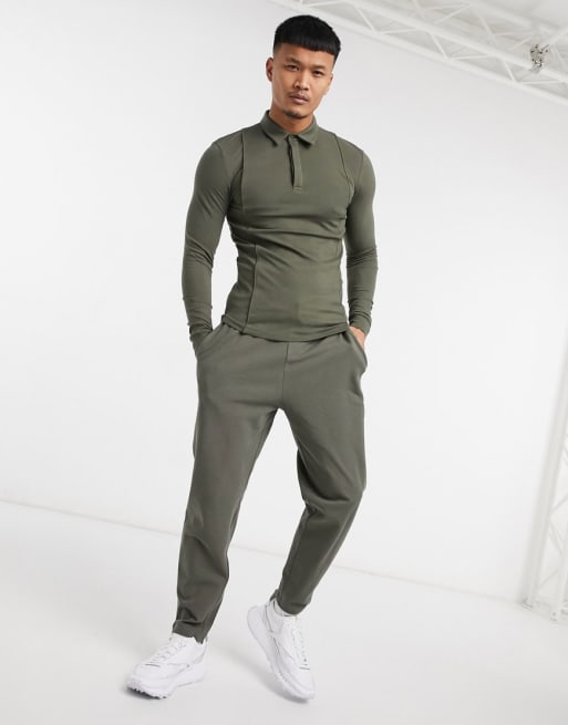 Asos best sale khaki tracksuit