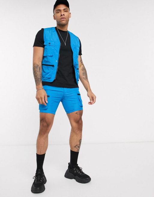 ASOS DESIGN two-piece in colbalt blue
