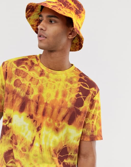 Yellow and orange store tie dye shirt