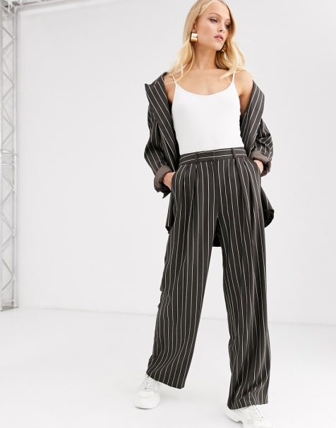 ASOS DESIGN – Übergroßer Anzug mit Nadelstreifen