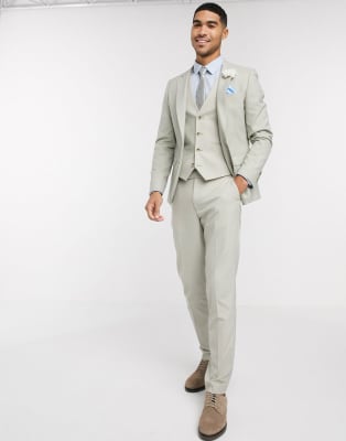 sage green wedding tuxedo