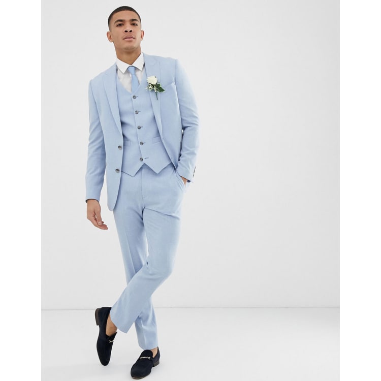 Asos light hot sale blue suit