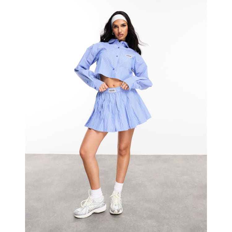 Jupe-short De Golf Greg Norman 17 Pouces - Femme - Blue Haze - Taille Régulière - Neuve