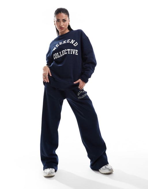 FhyzicsShops DESIGN Weekend Collective oversized jogger, sweatshirt and t-shirt with var