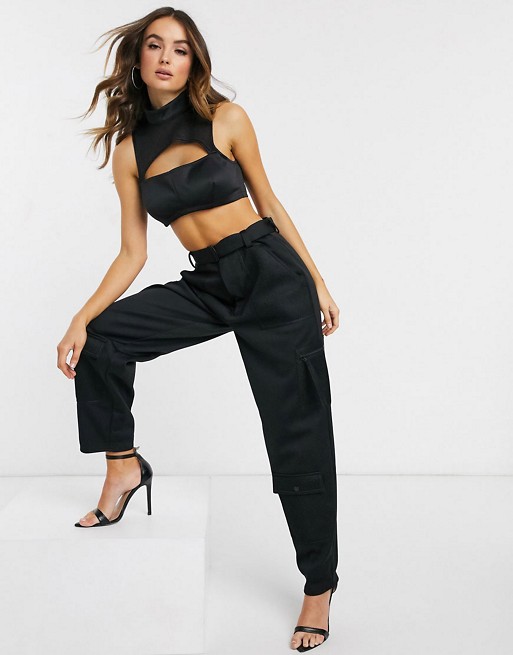 ASOS DESIGN with mesh inserts co-ord