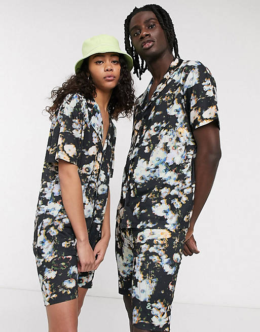 ASOS DESIGN x glaad& unisex co-ord in floral print