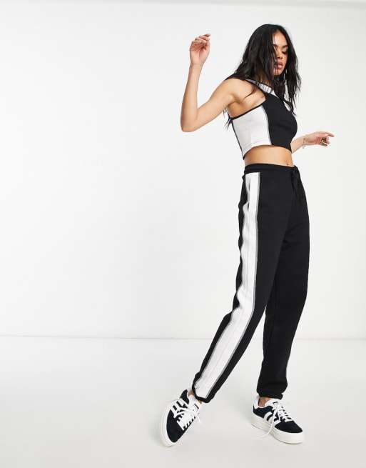 ASOS DESIGN – Zestaw w biało-czarne bloki kolorów