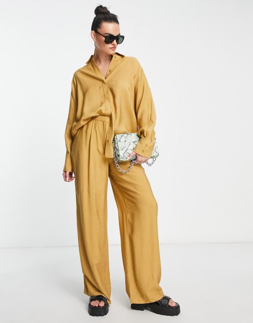 ASOS EDITION Ensemble avec chemise oversize et pantalon large