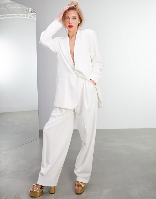 ASOS EDITION Ensemble de mariage avec blazer et pantalon