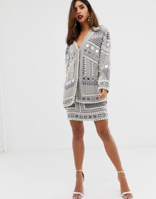 Asos beaded clearance jacket