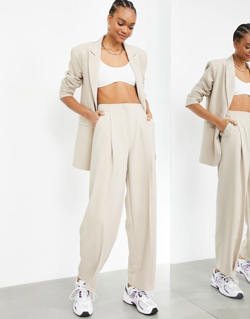 Utility Pocket Tailored Wide Leg Pants Boohoo, 45% OFF