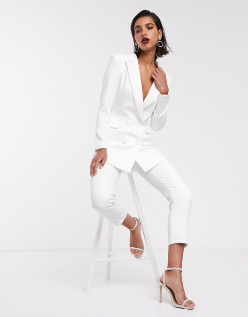 ASOS EDITION tailored suit in white