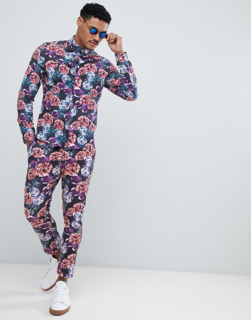 ASOS - Ensemble à fleurs aux couleurs vives 