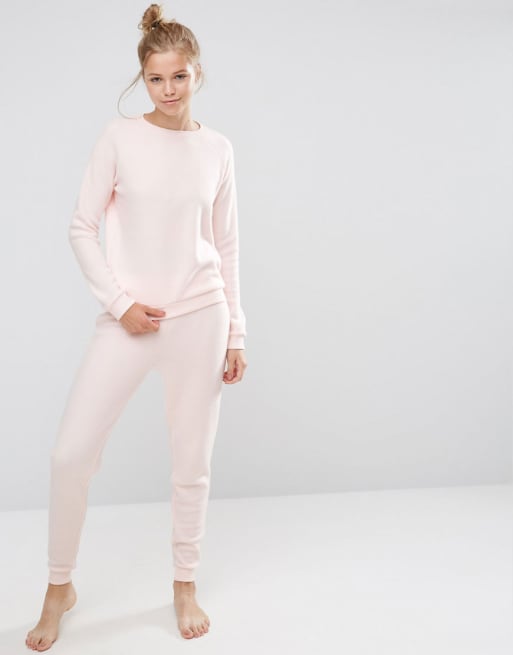 ASOS LOUNGE Soft Touch Sweat Jogger Set ASOS