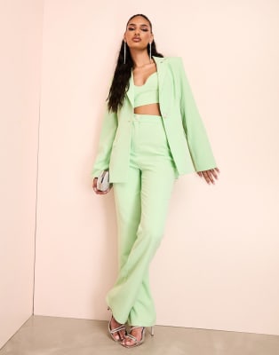 ASOS LUXE co ord tailored suit in green  Sale