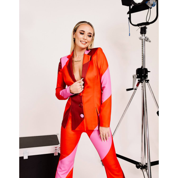 Asos red hot sale suit womens