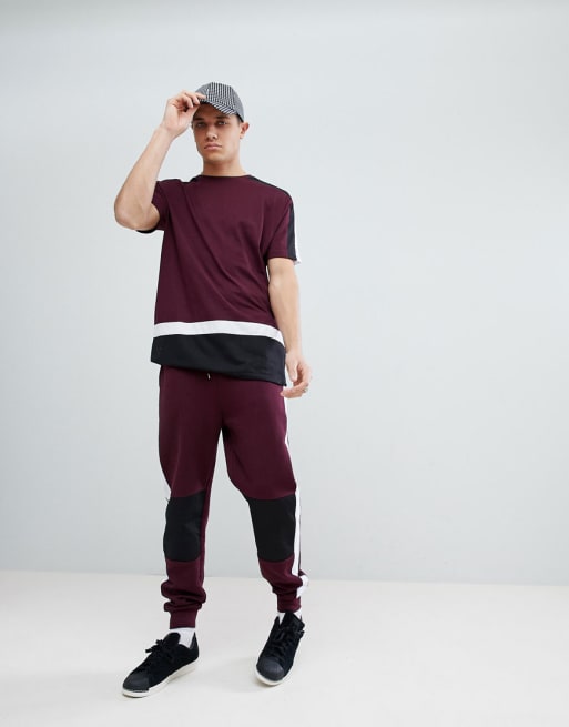 ASOS - Mesh combi-set met aaneengenaaide panelen