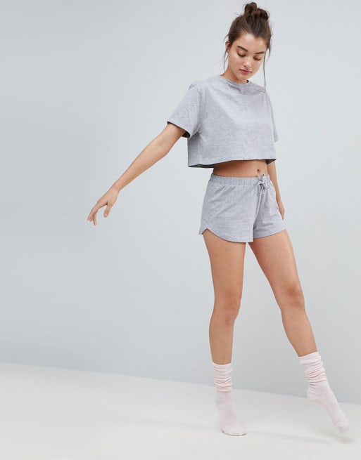 ASOS Mix & Match Pyjama Tee & Short Set